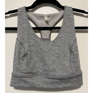 Free People Movement Lightning Synergy Active Sports Bra Size XS Gray Athleisure